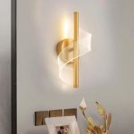 Picture of Modern LED Acrylic Wall Sconce, 12W Wall Light with 3 Color Modes for Bathroom, Bedroom & Corridor