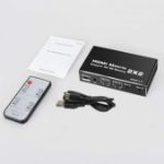 Picture of 4K 60Hz HDMI Matrix Switch 2x2 Splitter with Remote for PC, Laptop, PS4