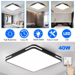 Picture of 36W LED Ceiling Light, 50CM Flush Ceiling Light with Switch Control, 3000-6500K Dimmable Ceiling Lights Bedroom