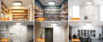 Picture of Rechargeable Motion Sensor Light with Remote Control, Magnetic Wireless LED Ceiling & Wall Light, Battery Powered PIR Sensor Lamp for Shed, Loft, Bathroom, Garage & Hallway