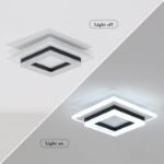 Picture of LED Ceiling Light 20W – Modern Square Ceiling Lamp, 6500K Cool White for Bedroom, Kitchen & Living Room