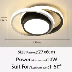 Picture of Luminous Halo LED Ceiling Light – Modern Ceiling Chandelier for Living Room, Bedroom, Office & Home Décor