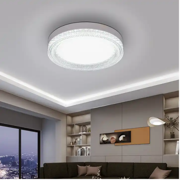 Picture of 36W Round LED Panel Ceiling Light – Cool White 6000K Surface Mount Slim Fixture for Home, Office, Kitchen & Bedroom – Energy-Efficient Modern Ceiling Light"