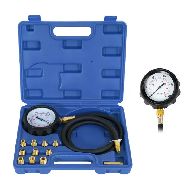 Picture of Professional Engine Oil Pressure Tester Kit,  Universal Gauge for Cars, Vans & LCVs