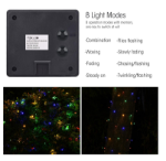 Picture of Solar String Lights | 200 LED Waterproof Fairy Lights | 72FT Multicolor Outdoor & Indoor Decoration | Solar Powered for Patio, Garden, Christmas & Parties