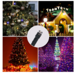 Picture of Solar String Lights | 200 LED Waterproof Fairy Lights | 72FT Multicolor Outdoor & Indoor Decoration | Solar Powered for Patio, Garden, Christmas & Parties