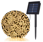 Picture of Solar String Lights | 200 LED Waterproof Fairy Lights | 72FT Multicolor Outdoor & Indoor Decoration | Solar Powered for Patio, Garden, Christmas & Parties