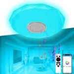 Picture of Smart RGB Bluetooth Ceiling Light – 36W Dimmable LED with Built-in Speaker, Remote & App Control, Perfect for Bathroom, Kitchen, Lounge, Living Room, and Kid's Room