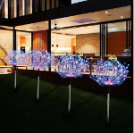 Picture of Solar Firework Lights 150 LED Outdoor, Waterproof Garden Decoration, DIY Multicolored Solar-Powered Lights for Christmas, Weddings, and Parties (Pack of 2/4/8)