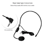 Picture of Head-Mounted Wired Microphone,  3.5mm Headset Mic for Teachers, Guides & Public Speaking