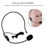 Picture of Head-Mounted Wired Microphone,  3.5mm Headset Mic for Teachers, Guides & Public Speaking