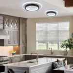 Picture of  9 Inch LED Ceiling Light Flush Mount - 24W Ultra-Thin Modern Round Light Fixture - Cool White 1920LM, Easy Install for Bedroom, Kitchen, Hallway, Bathroom (Matte Black)