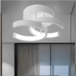 Picture of 22W Recessed Ceiling Light – 85-265V Warm White Flush Mount Fixture, 22×10cm Round Iron LED Downlight for Indoor Home Lighting, 