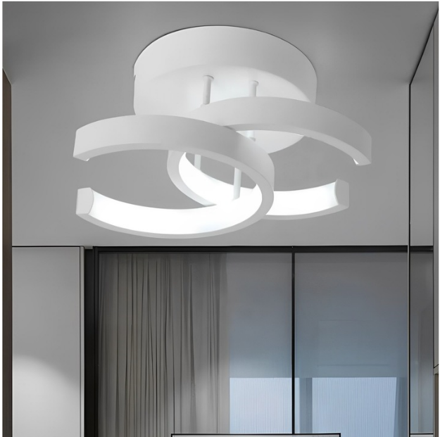 Picture of 22W Recessed Ceiling Light – 85-265V Warm White Flush Mount Fixture, 22×10cm Round Iron LED Downlight for Indoor Home Lighting, 