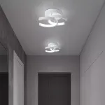 Picture of 22W Recessed Ceiling Light – 85-265V Warm White Flush Mount Fixture, 22×10cm Round Iron LED Downlight for Indoor Home Lighting, 