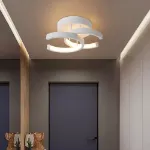 Picture of 22W Recessed Ceiling Light – 85-265V Warm White Flush Mount Fixture, 22×10cm Round Iron LED Downlight for Indoor Home Lighting, 