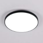 Picture of Modern 38W LED Round Bathroom Ceiling Light – Waterproof Flush Mount Fixture (6500K Cool White, IP54, Black)