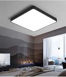 Picture of 36W LED Ceiling Light Square 300×300mm, Cool White 6500K Flush Mount Panel Light, Ultra Slim Black Frame for Kitchen, Office, Hallway, Bedroom – 100V–265V