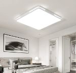 Picture of Modern Square LED Ceiling Light - 36W Ultra-Bright 4000K Panel (40cm) - Replaces 150W Bulbs, Saves 80% Energy - Slim 5cm Flush Mount for Homes & Offices 