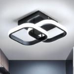 Picture of Modern LED  Ceiling Light - 22W Stylish Chandelier with Adjustable Hanging Height, Dimmable Lamp for Living Room, Bedroom, Dining Room & Kitchen Island Lighting