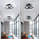 Picture of Modern LED  Ceiling Light - 22W Stylish Chandelier with Adjustable Hanging Height, Dimmable Lamp for Living Room, Bedroom, Dining Room & Kitchen Island Lighting