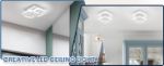 Picture of Modern Ceiling Light 22W LED 6000K,  Square LED Ceiling Lights (White)  for Bedroom, Living Room, Kitchen, Hallway, Office & Dining Room