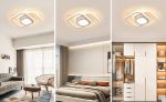 Picture of Elegant Modern LED Ceiling Light – 22W Energy-Efficient Flower Design, Soft White Light, Perfect for Home, Office, and Commercial Spaces