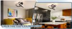 Picture of Modern Led Ceiling Light - 22W Creative Black & White LED Fixture with Warm White 3000K Lighting, Energy-Saving Flush Mount for Living Room, Bedroom & Kitchen