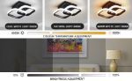 Picture of Chic Modern LED Ceiling Light Chandelier – Stylish Pendant Lamp for Living Room & Bedroom