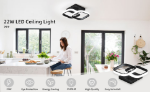 Picture of Chic Modern LED Ceiling Light Chandelier – Stylish Pendant Lamp for Living Room & Bedroom