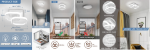 Picture of Square LED Ceiling Light 22W – Ultra Bright Dimmable 6000K Modern Ceiling Lamp, Energy-Saving White LED Panel for Home, Kitchen, Bedroom, and Hallway 