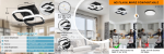Picture of Ceiling LED Lights Round, Double Circle Ceiling Lamp, Black Retro Style Ceiling Lamp, Flush Mount ceiling round led lights