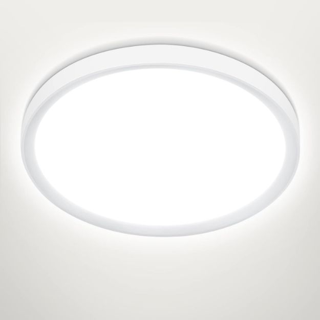 Picture of 24W LED Ceiling Light,5000K Daylight White 2200LM,150W Equivalent,Ø 28.5cm Modern LED Ceiling Lamp 