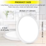 Picture of 24W LED Ceiling Light,5000K Daylight White 2200LM,150W Equivalent,Ø 28.5cm Modern LED Ceiling Lamp 