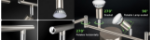 Picture of 4-Way Adjustable LED Ceiling Light, Rotatable Spotlight 