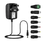 Picture of 10W AC 100-240V to DC 5V 2A Power Adapter,  Universal Power Supply for Security Cameras, Wireless Routers, LED Strips, and More