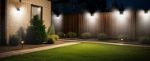 Picture of LED Solar Security Lights Outdoor, 270° Wide Angle Motion Sensor Wall Light, IP65 Waterproof Solar Powered Flood Light, 3 Lighting Modes