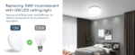 Picture of Bathroom Ceiling Light, 13W 
