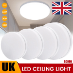 Picture of 13W Modern Flush Ceiling lights, 4200LM 4000K Natural White, 240W Equivalent, Waterproof IP44 Modern Flush Ceiling Lights for Living Room,Bedroom, Kitchen, Bathroom, Porch