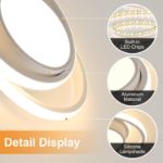 Picture of Modern Ceiling Light, 32W Round LED Ceiling Light 2350lm, Round Ceiling Lamp for Bedroom Hallway Balcony Corridor