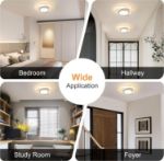 Picture of Modern Ceiling Light, 32W Round LED Ceiling Light 2350lm, Round Ceiling Lamp for Bedroom Hallway Balcony Corridor