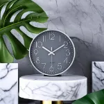 Picture of Modern Silent Wall Clock,  Non-Ticking Round Clock for Study, Bedroom & Living Room