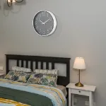 Picture of Modern Silent Wall Clock,  Non-Ticking Round Clock for Study, Bedroom & Living Room