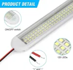 Picture of 12V 120-LED Strip Light Bar Interior Lighting for Car, Van, Caravan, Boat, Home & Bus