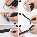 Picture of 6PCS 2.5M Heavy-Duty Ratchet Tie Down Straps Quick Release Cargo Securing Belts for Car Roof Racks & Transport