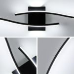 Picture of Modern LED Wave Wall Light, 27W Cool White