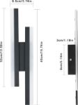 Picture of Modern LED Wall Light 16W Warm White Acrylic