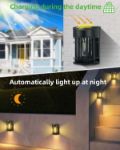 Picture of Nipify 6 Pack Solar Fence Lights Outdoor Waterproof