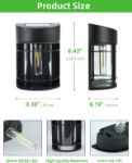 Picture of Nipify 6 Pack Solar Fence Lights Outdoor Waterproof