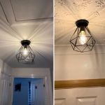Picture of Ktjes Vintage Industrial Flush Mount Cage Ceiling Light